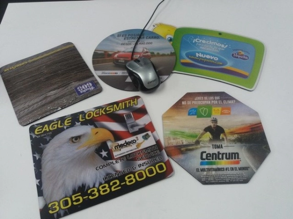 Pad Mouse plastificado, 22 x 18 cmts