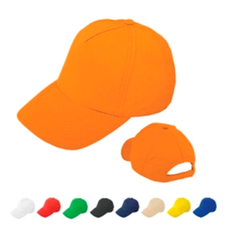 Gorra Lituania, en tela drill con boton forrado y 6 costuras en la visera