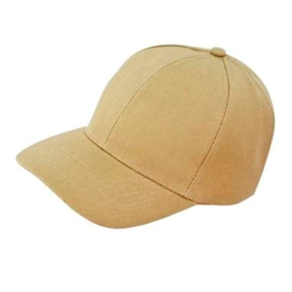 Gorra Granada, en tela drill con boton forrado y 6 costuras en la visera