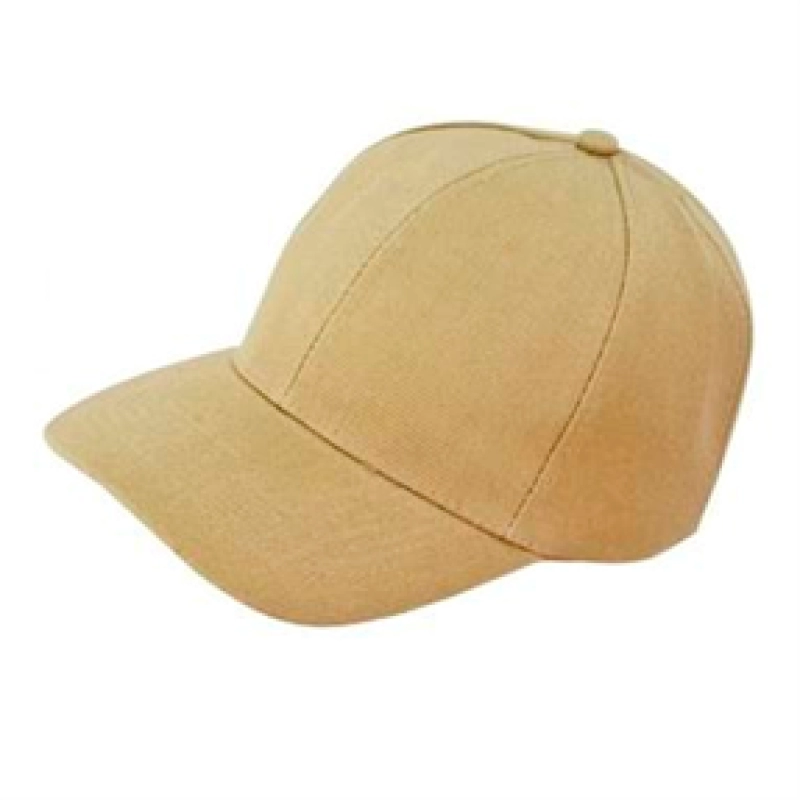 Gorra Granada, en tela drill con boton forrado y 6 costuras en la visera