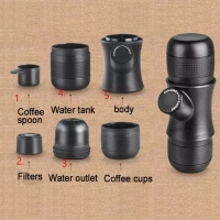 Cafetera Manual para Expresso, 75 x 100 x 230 mm