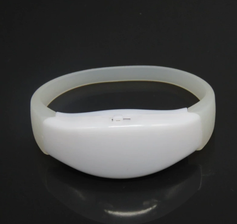 Manilla o Brazalete LED elaborado en Silicona, sin Control de Voz