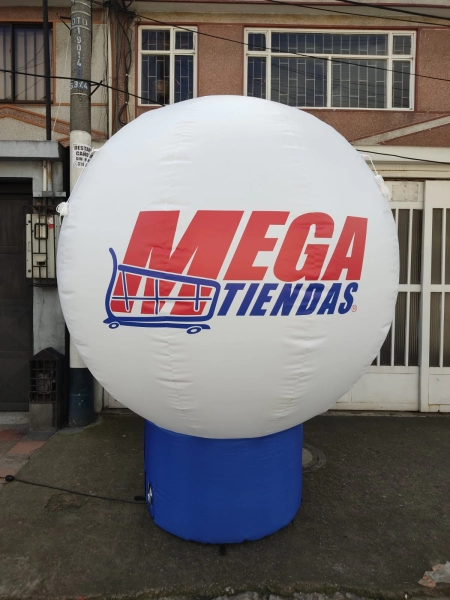 Dummy Inflable Estatico Globo Mega Tiendas