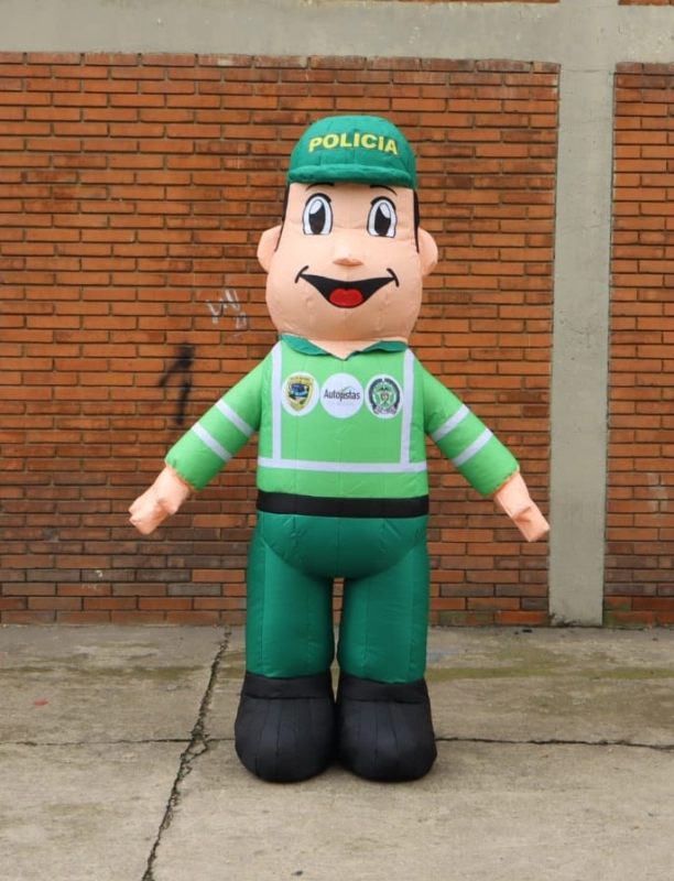 Dummy Inflable Estatico Policia