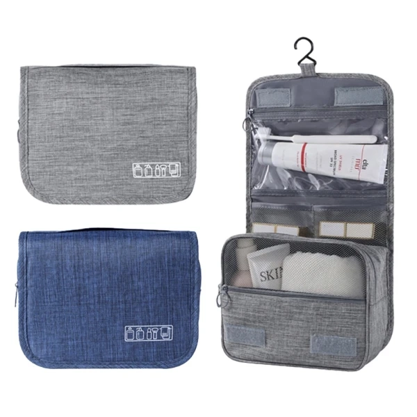 Organizador de Viaje Kingstar, con multiples bolsillos, cerrado 23 x 19 cmts