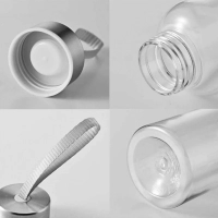 Botella Spring 550 ml , plastica Tpte tapa en Acero y cordon para colgar