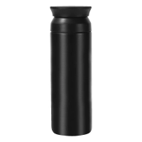 Mug Valdez 500 ml, en Acero Inoxidable, doble capa termica, 21 x 6.5 cmts