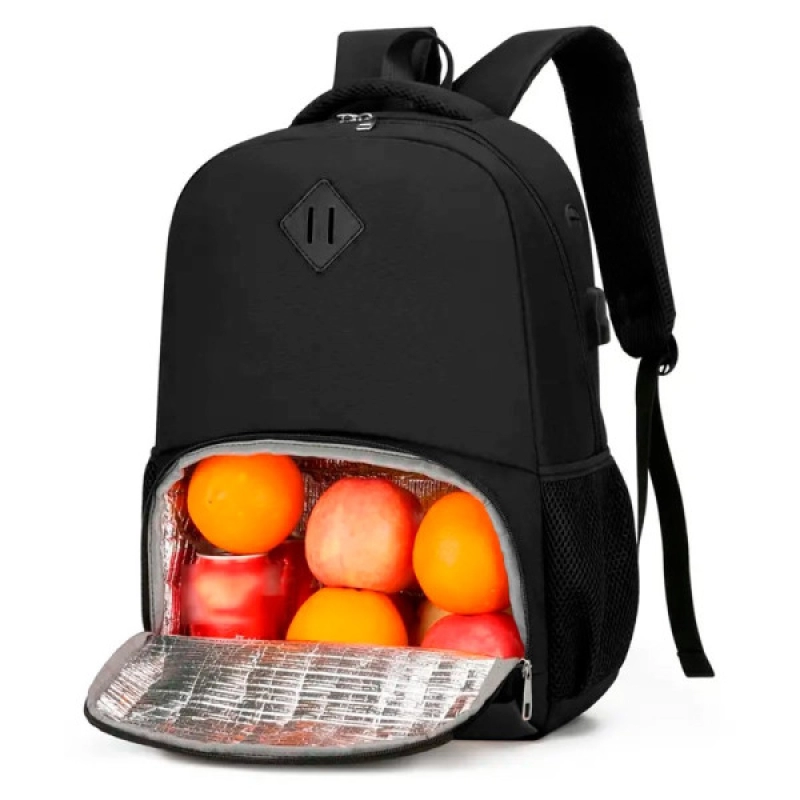 Morral Minsk, para PC y con bolsillo lonchera, 46 x 65 x 15 cmt