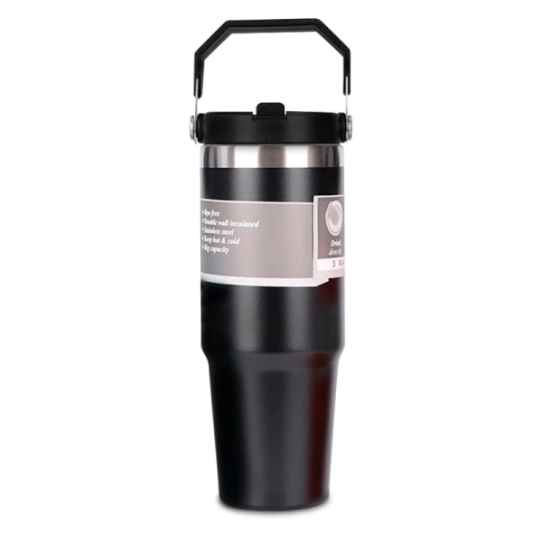 Mug Zero, de 900 ml, en Acero Inoxidable de doble capa, 23.7 x 9.8 cmts