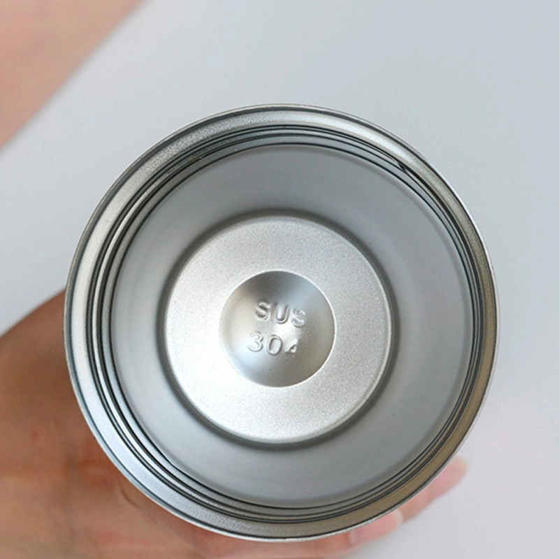 Mug Manila, 400 ml, en acero inox doble capa, grip en silicona, 14.5 x 7 cm