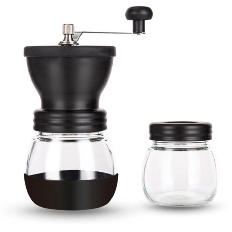 Molino Kafetall, manual, para cafe, con 3 niveles de molienda, de 16 x 9 cmt
