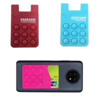 Bolsillo para Celular con Antistress en Silicona, 87 x 56 x 4 mm