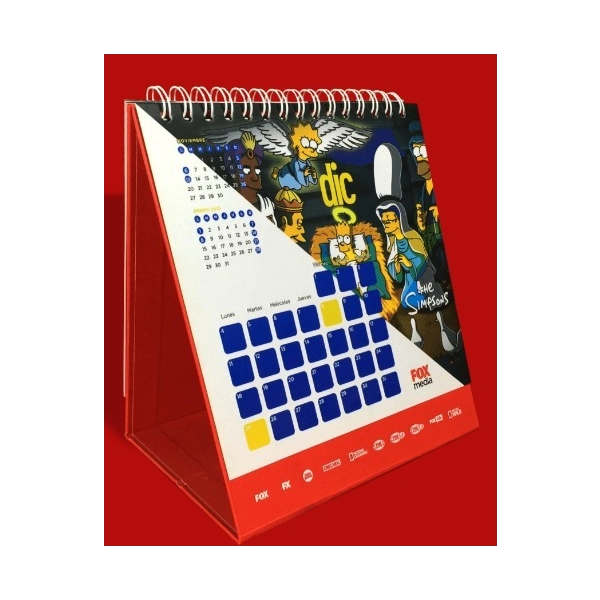 Calendario de Escritorio Tulsa, 21.5 x 15 cmts