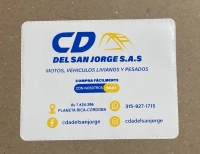 Portadocumentos Sencillo de 1 bolsillo para Soat del Carro, tamaño 11 x 8.5 cmts
