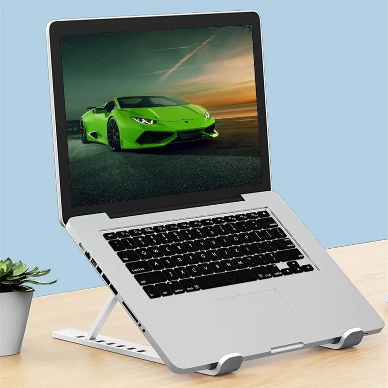 Stand Plegable para PC, en ABS, tamaño 28 x 21.7 x 20.5 cmts