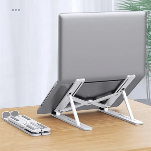 Stand Plegable para PC, en ABS, tamaño 28 x 21.7 x 20.5 cmts