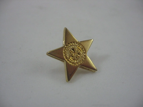 Pin Metalico con logo en bajo relieve