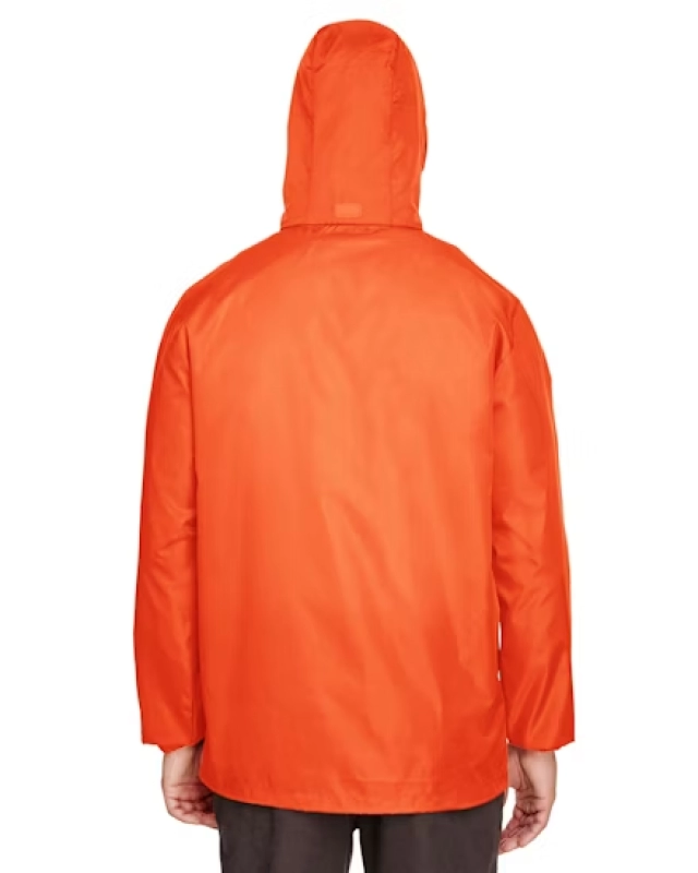 Chaqueta Freedom, con capucha, en poliester antifluido, con forro interno