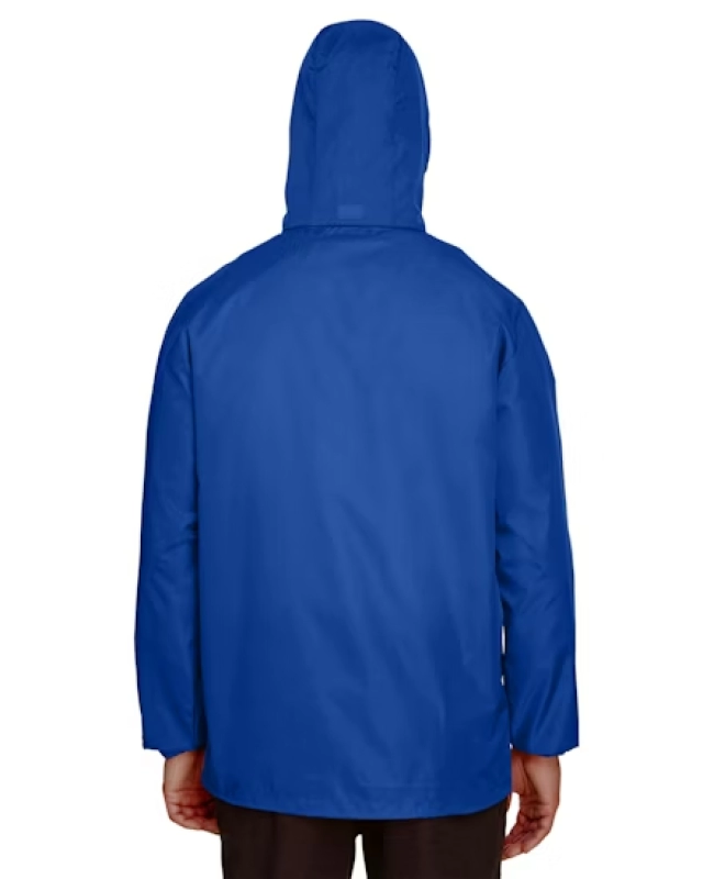 Chaqueta Freedom, con capucha, en poliester antifluido, con forro interno