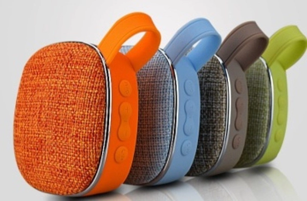 Parlante Bluetooth en ABS y Tela,