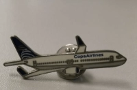 Pin Metalico diseño Avion con Domo Epoxico