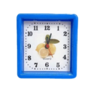 Reloj Despertador en ABS, 7.35 x 7.35 cmts
