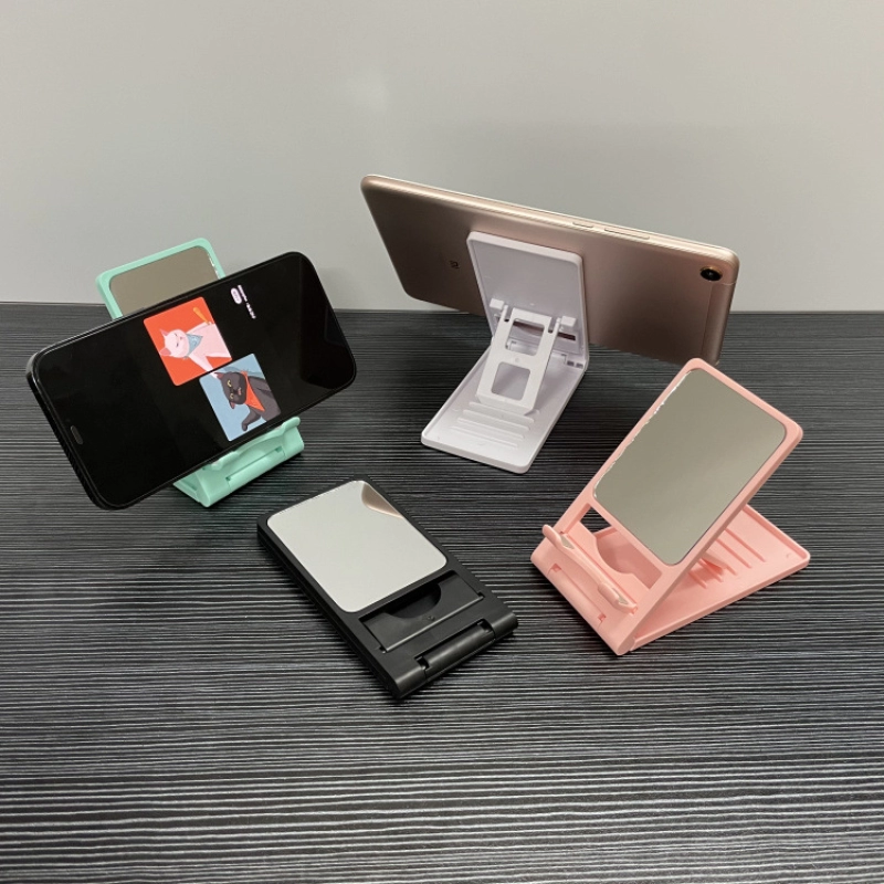 Stand Plastico economico para Celular y Tablet, tamaño cerrado 12 x 6.2 x 1 cmts