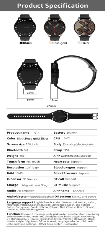 Reloj Inteligente con Multiples Funciones