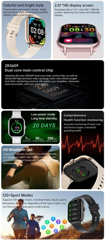 Reloj Inteligente con Multiples Funciones