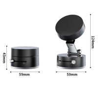 Stand Plastico para Celular con Succion al Vacio,  tamaño 5.9 x 4.3 cmts
