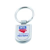 Llavero Ejecutivo Gota, metalico, 4 x 2.7 cmts