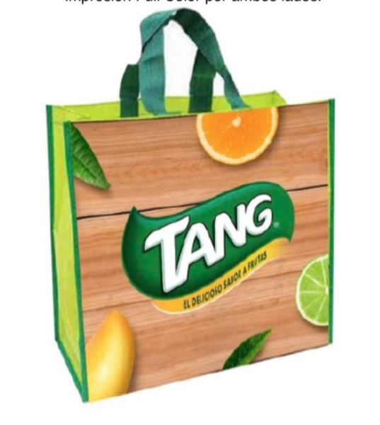 Bolsa Concepcion, en kambral, sublimada, de 40 x 40 x 13 cmts, manijas 50 cmts