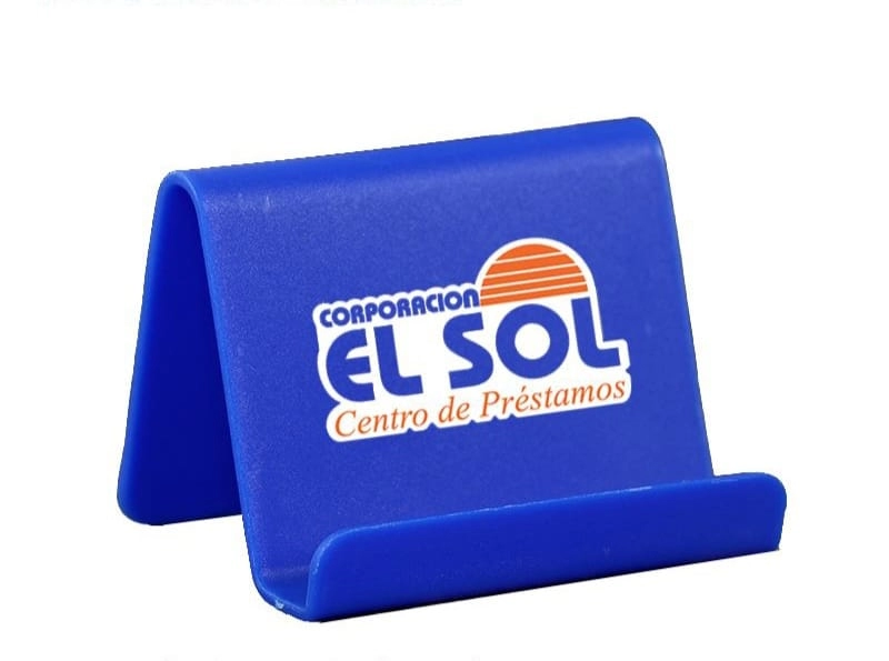Stand plastico para Celular, tamaño 5.8 x 4.5 cmts