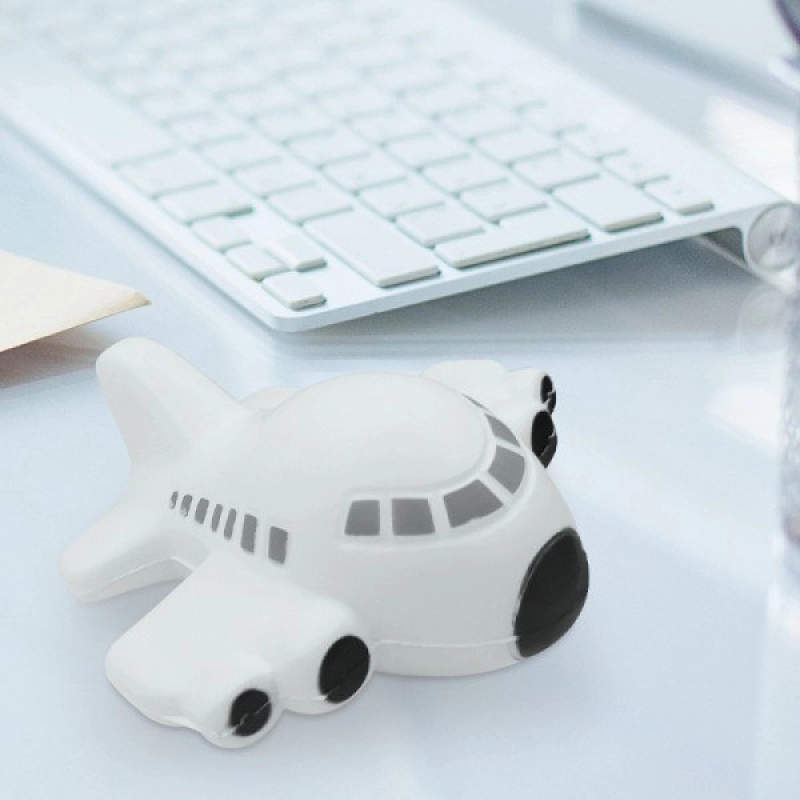 Antistress Avion, en PU, de 8 x 8.6 x 3.8 cmts