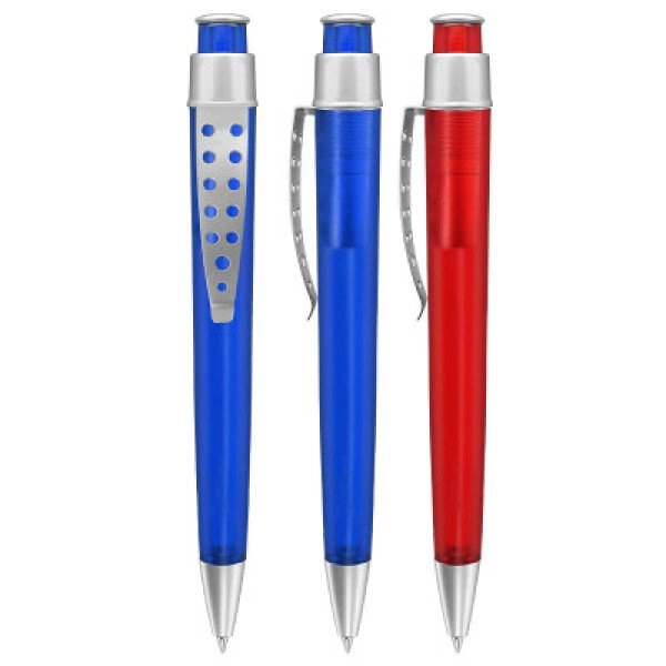 Boligrafo Williams, plastico, con clip metalico