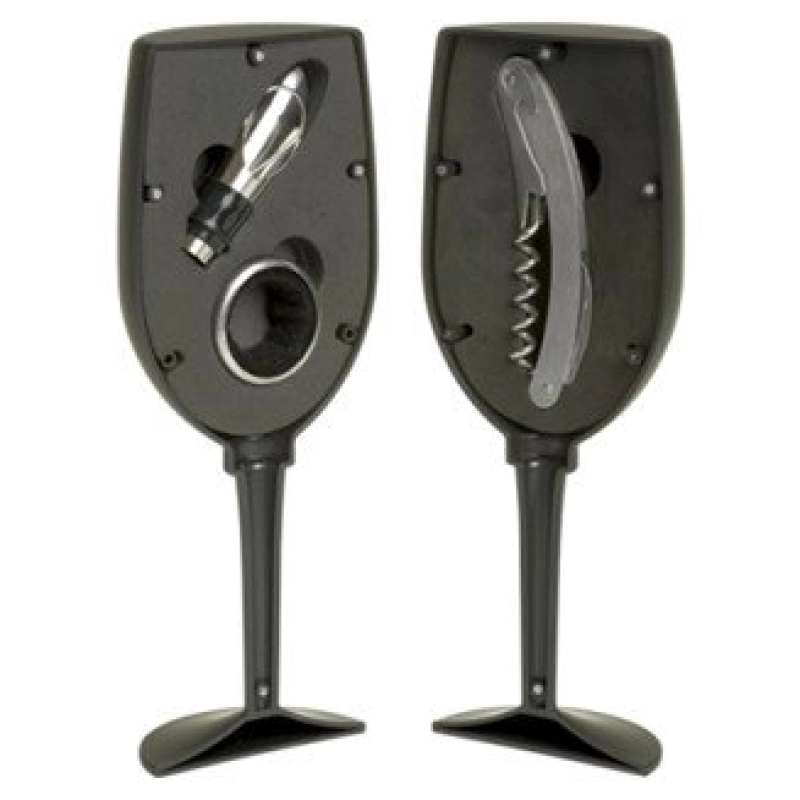 Set de Vino Viña, 3 piezas, 23.2 x 9 x 9 cmts.
