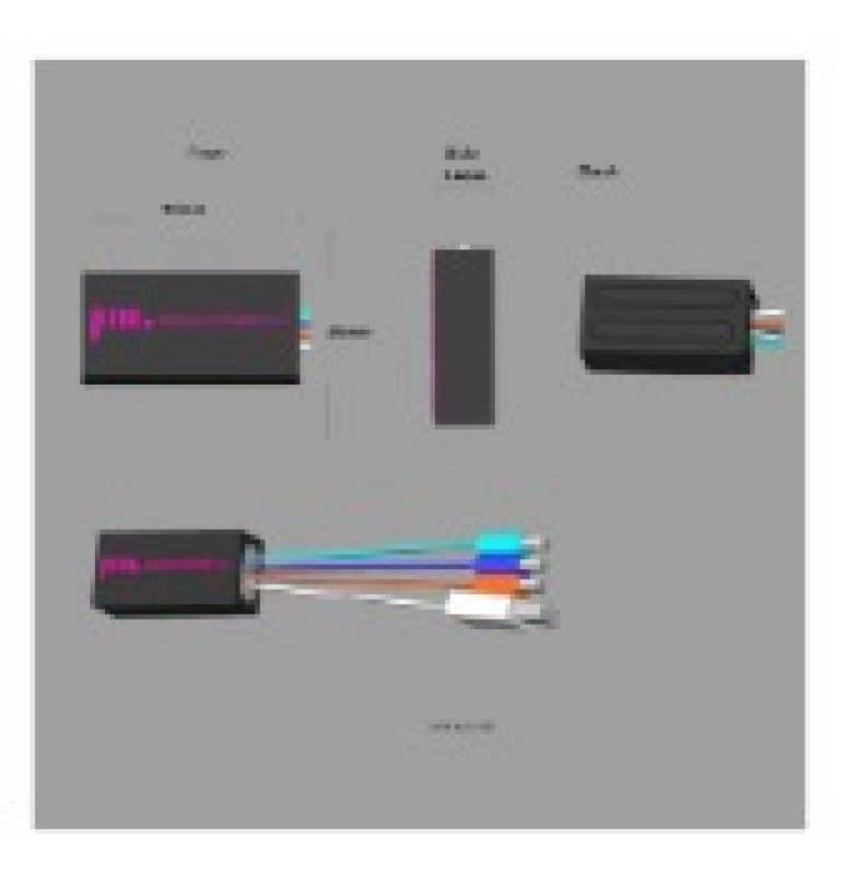 Cable Multiconector x 3 en PVC 3D en diseño personalizado que se solicite