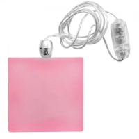 Collar Luminoso Cuadrado, de 3.9 cmts