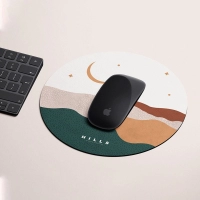 Mouse Pad Redondo, para sublimacion, respaldo vulcanizado, 18 cm diametro