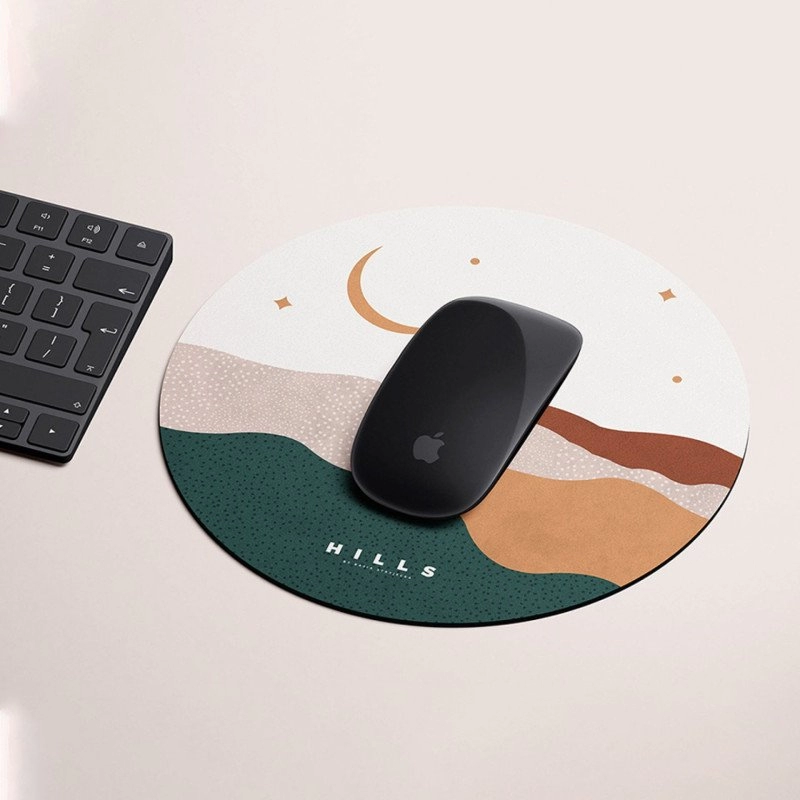 Mouse Pad Redondo, para sublimacion, respaldo vulcanizado, 18 cm diametro