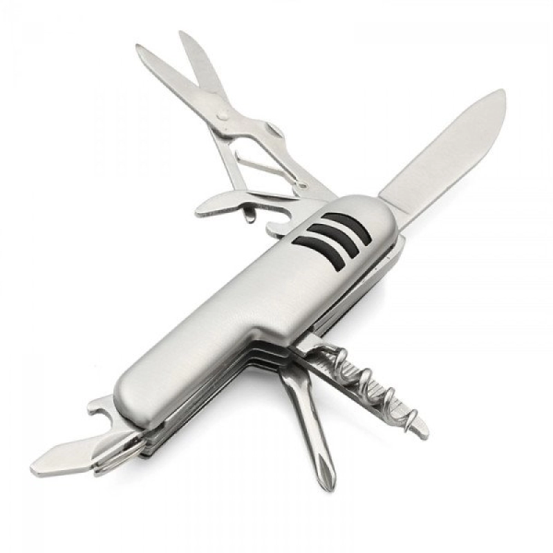 Navaja Survivor, con 8 funciones, 9 x 2.5 x 1.5 cmts