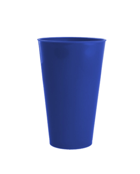 Vaso de 20 onzas, 591 ml, 14.6 alto,  9.4 cmts diametro(diam inf 6.1) en PP