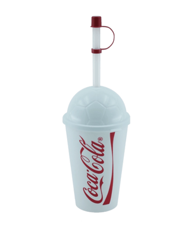 Vaso Pitillo de 14 onzas, 414 ml, 15.8 x 8.8 cmts, (5.7 diam inferior), en PP