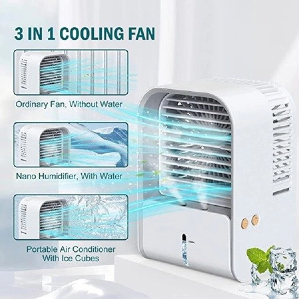 Abanico Humidificador 3 en 1