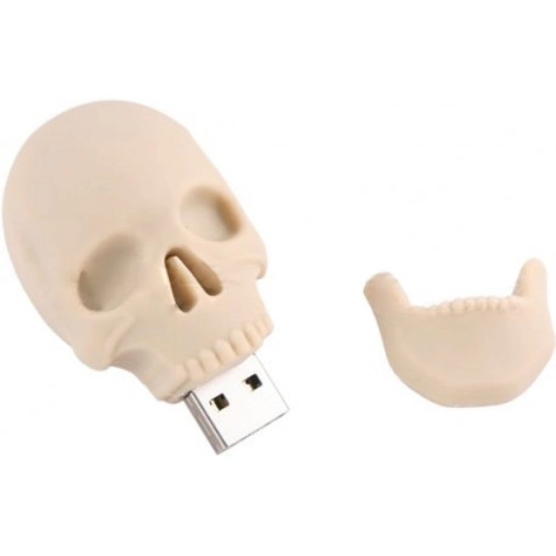 Memoria USB en PVC 3D diseño Craneo