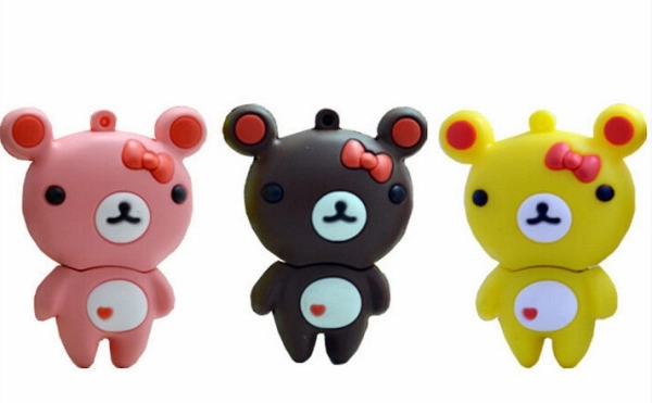 Memoria USB en PVC 3D diseño Osito