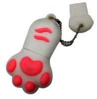 Memoria USB en PVC 2D diseño Pata de Animal