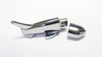 Memoria USB metalica en modelo de Avion