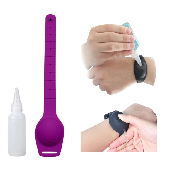 Brazalete Dispensador de Gel en Silicona