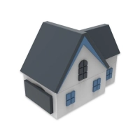 Memoria USB en PVC 3D diseño Casa